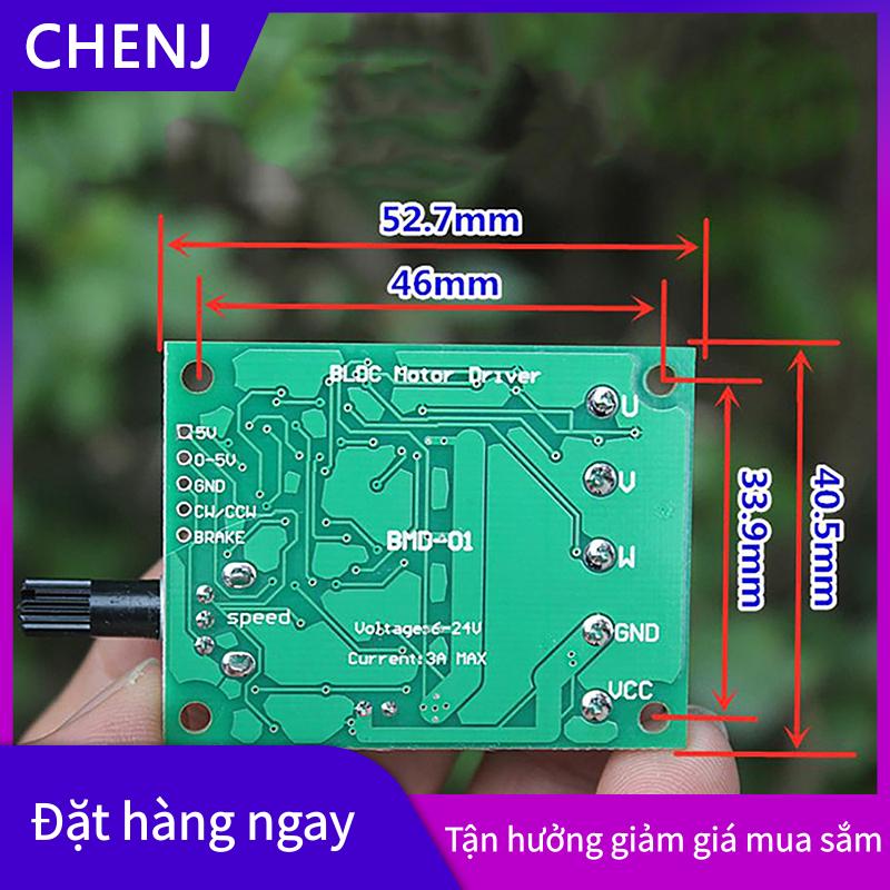 CHENJ YADUN Dc 6-24V không chổi than ổ đĩa động cơ Board Điều khiển tốc độ Board điều khiển động cơ mô-đun bảo vệ cho Ổ đĩa cứng động cơ Giá 98,958 Đồng*Miễn phí vận chuyển