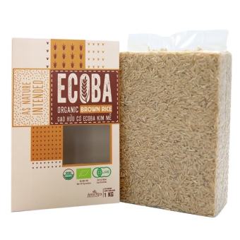 Gạo Hữu Cơ Kim Mễ, Organic Brown Rice (1kg)