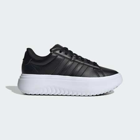 adidas Tennis Grand Court Platform Shoes Women Black IE1093