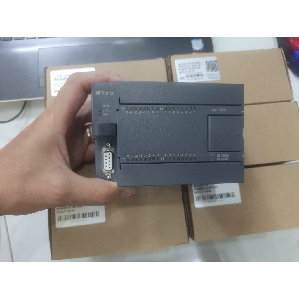 TH FANCO Mitsubishi GXWorks2, Bộ Lập Trình PLC FX3U 32MR FX3U-48MR FX3U-48MT 32MT 14MR RS232 RS485 RTC 6AD2DA FX1N - FX1N-32MT FK S7