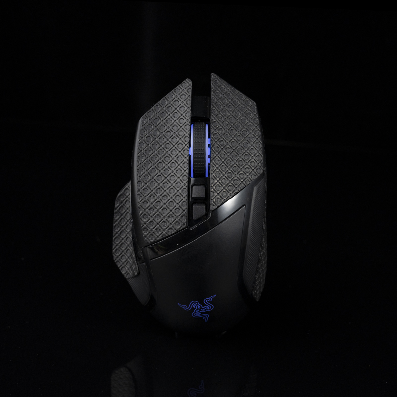 [Qtte] Miếng dán làm bằng tay Băng dính chuột BTL chống trượt da thằn lằn hút mồ hôi cho Razer basil