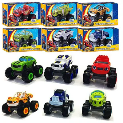 Blaze and Monster Machines Super Stunts Blaze Kids Toy Truck Car