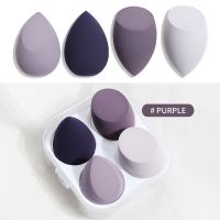 MAANGE Set hộp 4 bông mút trang điểm mềm mại màu sắc nhẹ nhàng 9452