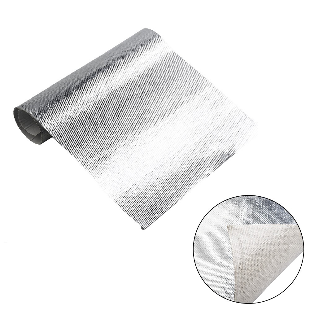 Mileauto Phụ Tùng tấm chắn nhiệt Phản Quang Với Lớp Dính 12Inch X 24Inch Cách Nhiệt Giao Hàng Nhanh