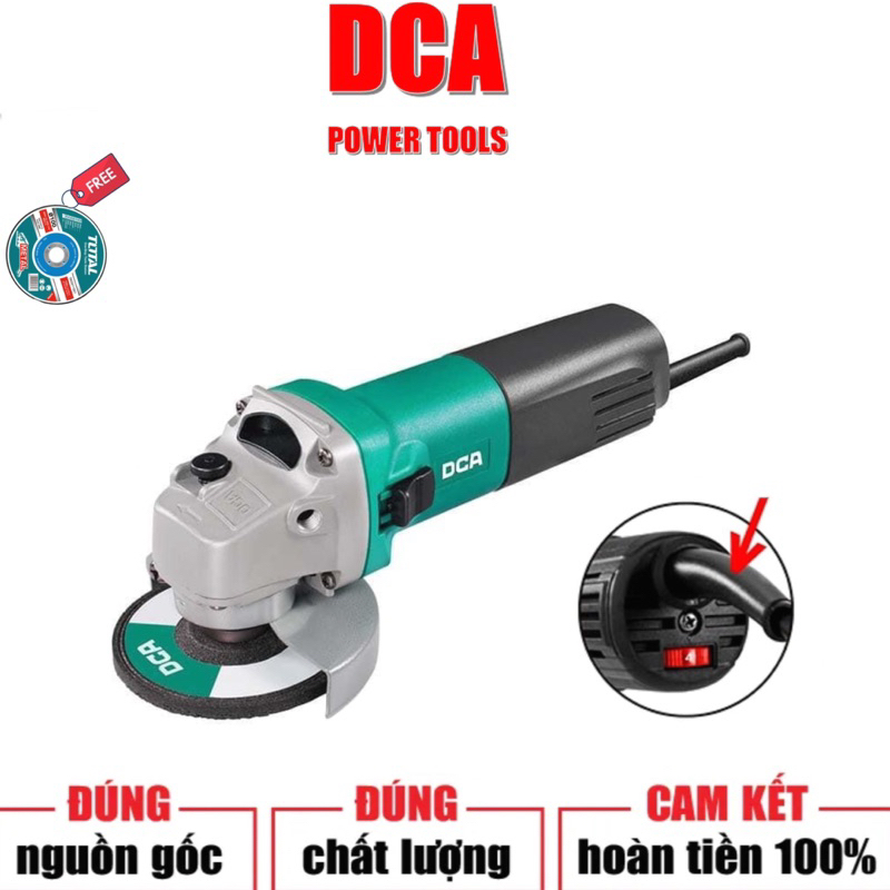 DCA MÁY MÀI GÓC 1020W ( CÓ CHỈNH TỐC ) ASM10-100S & ASM10-100