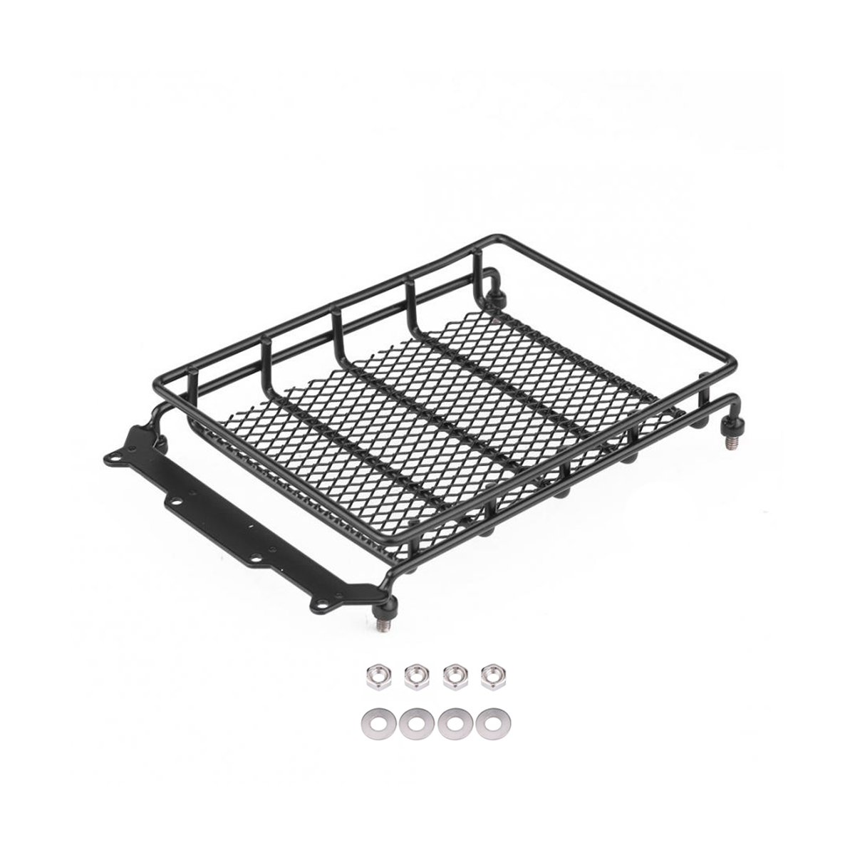 Metal 155X105mm Luggage Carrier Roof Rack for Axial SCX10 TRX4 D90 CC01 1