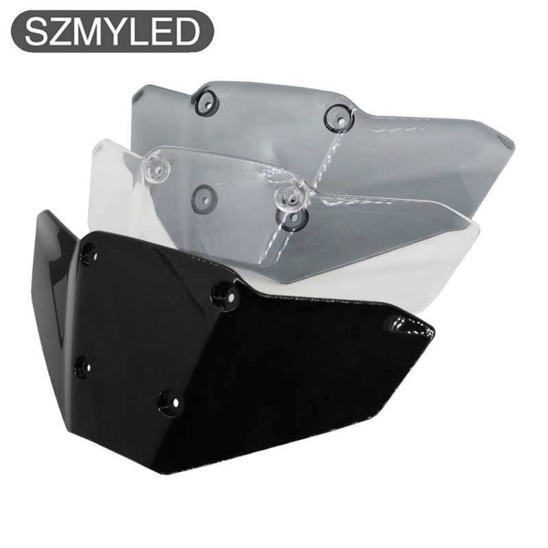 Motorcycle Windshield Windscreen Air Flow Deflectors Replacement Front Windshield Compatible For MT 09 MT-09 SP 2024 Modified Accessories