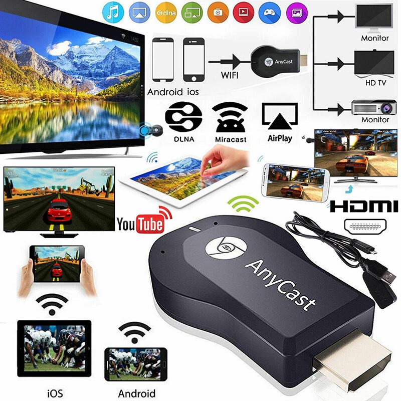 COD✅ส่งจากไทย🔥Anycast M9 Plus new latest version 2023 HDMI WIFI Display connector mobile up TV supports Android/ios ราคา 185 บาท*ส่งฟรี
