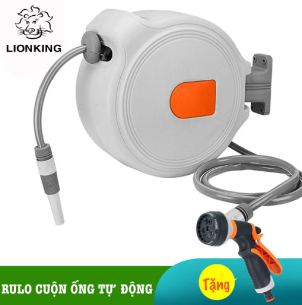 Bộ vòi tưới cây tự động thu cuộn ống thông minh LionKing NW