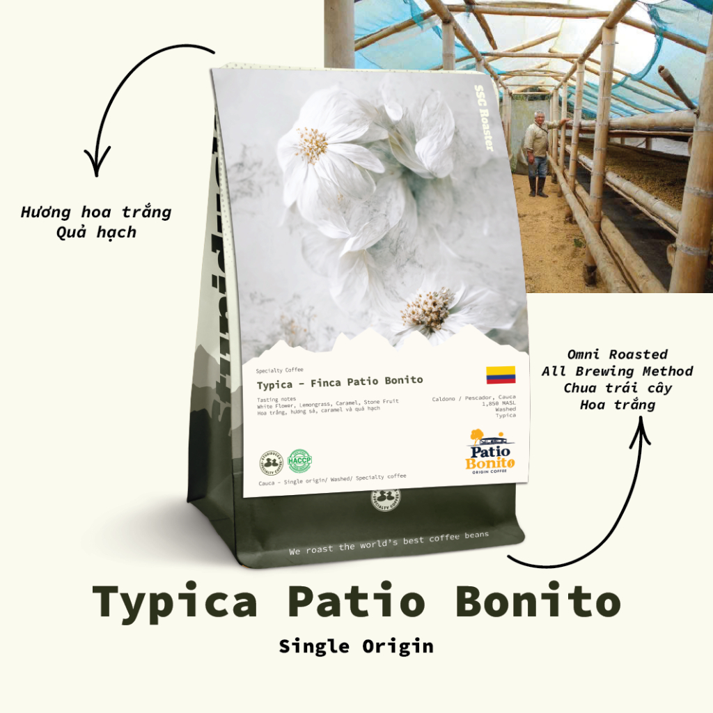 Cà Phê Đặc Sản Typica finca Patio Bonito - Stupiducks Specialty Coffee ( SSC Roasters)