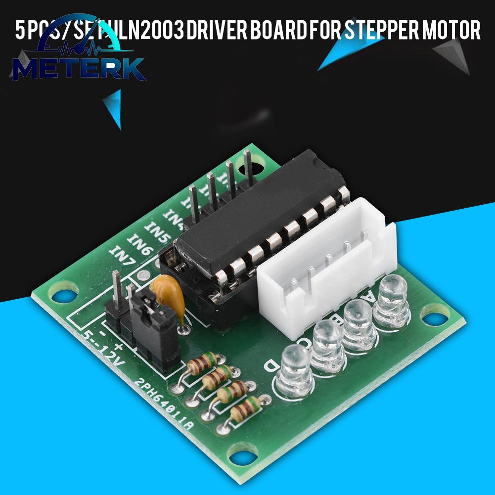 Meterk ERYUE Motor Driver Board Plug and Play ULN2003 Driver Module for 4 Phrase Stepper Motor 5 Pcsset for Electronic Hobbyists ราคา 162 บาท*ส่งฟรี
