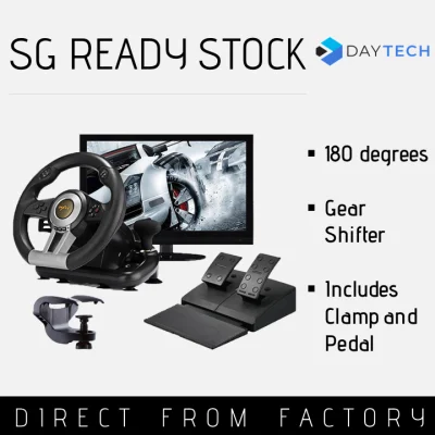 [SG Stock] PXN V3II Gaming Racing Wheel XBOX PS4 Switch USB PC Computer Steering