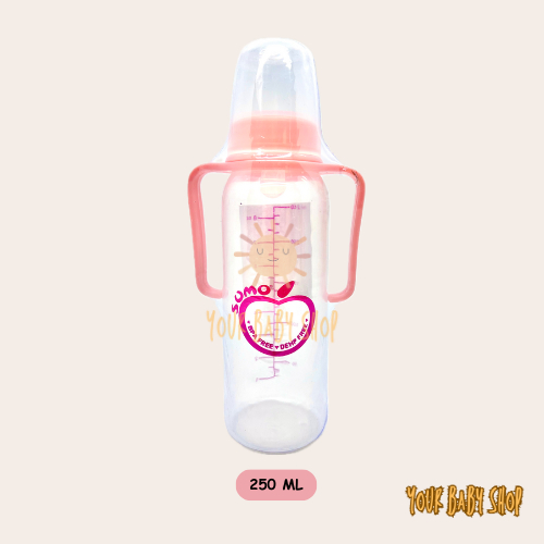 Botol Dot Susu Asi Sumo Ninio Round Bottle Tempat Minum Anak BPA Free Tahan Panas