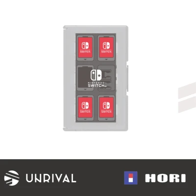 Hori Nintendo Switch NSW-028 Card Case 24+2 White - Unrival
