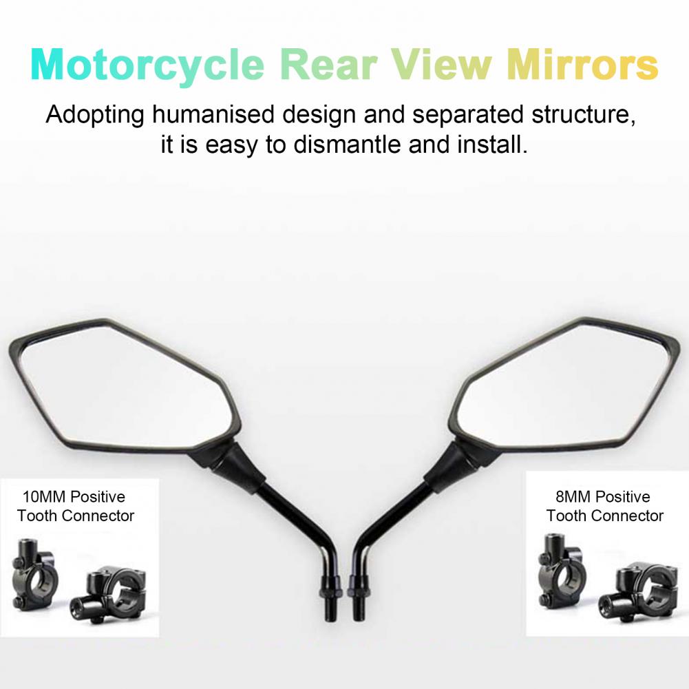 Gương Xe Máy Xe Đạp Điện gương chiếu hậu kính chiếu hậu xe máy gương chiếu hậu S Xe đạp điện Scooter phản xạ cho an toàn