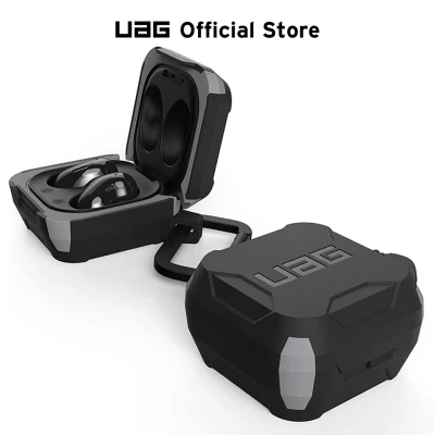 UAG Galaxy Buds 2 / Galaxy Buds Pro / Galaxy Buds Live Hardcase Samsung Rugged and Impact Resistant Shell with Detachable Carabiner