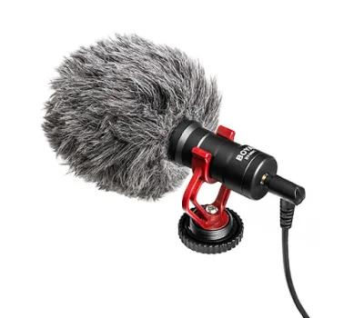 BOYA BY-MM1 Universal Cardioid Condenser Microphone (For Mobile Devices, Smartphone, DSLRs, Camcorders & Audio Recorders)