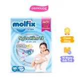 Molfix tã dán Oxygen newborn 70 Jumbo