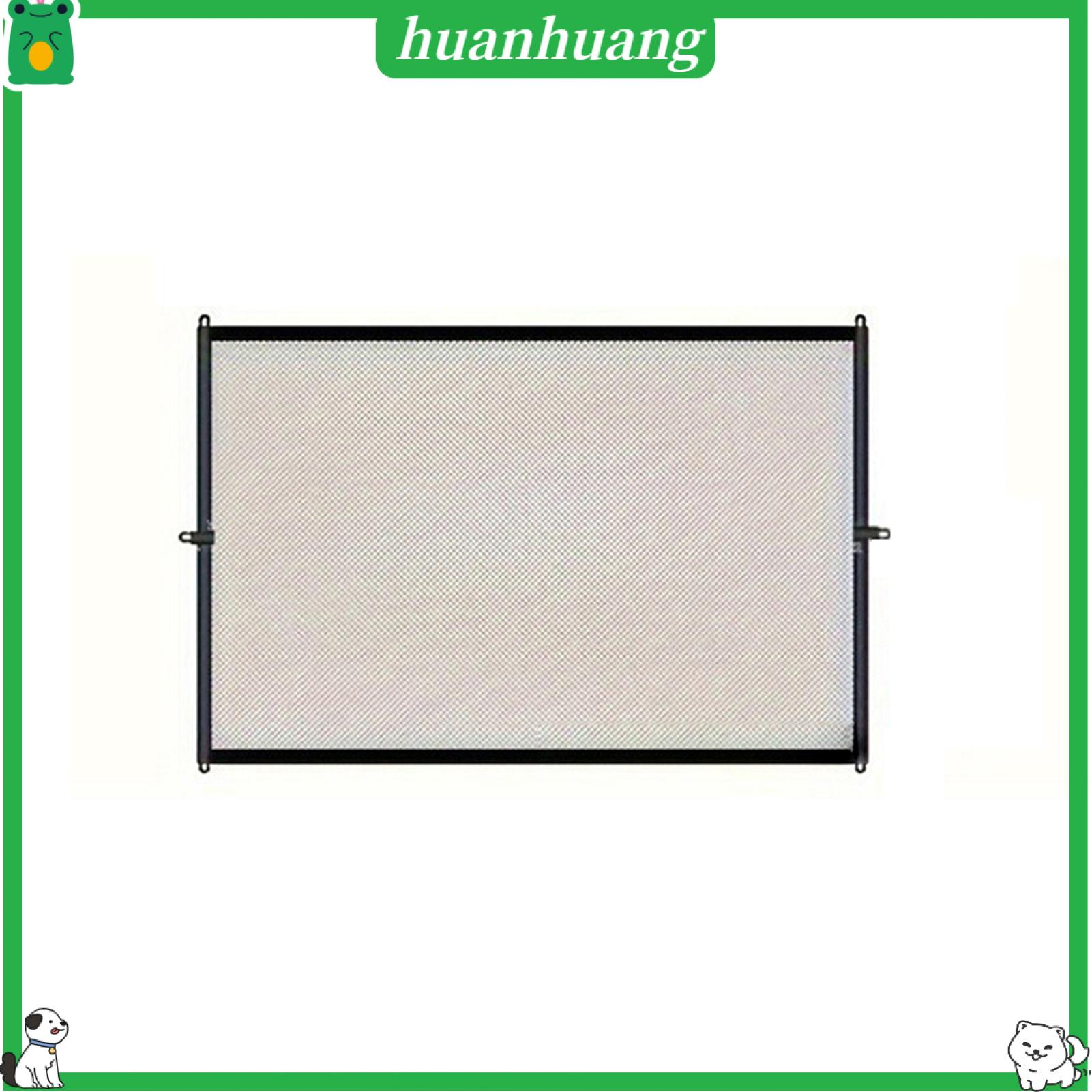Cổng an toàn cho bé huanhuang cho vật nuôi Rào chắn an toàn cho thú cưng hàng rào lưới di động với móc cổng chắn thú cưng cho an toàn gia đình lý tưởng cho cầu thang và cửa ra vào dễ dàng để cài đặt và sử dụng