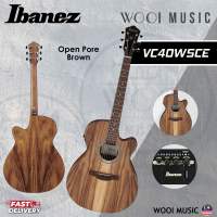 Ibanez VC44CE / VC40WSCE V Series Grand Concert Acoustic Electric Guitar 40” - OP Natural/Weathered Black OP/OP Brown