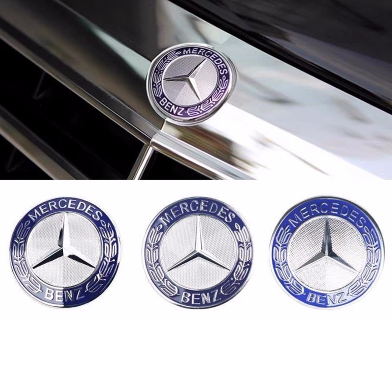 W221 lưới tản nhiệt phía trước Logo W222 thanh cản trước Biểu Tượng Cho Mercedes Benz C E S Class 42