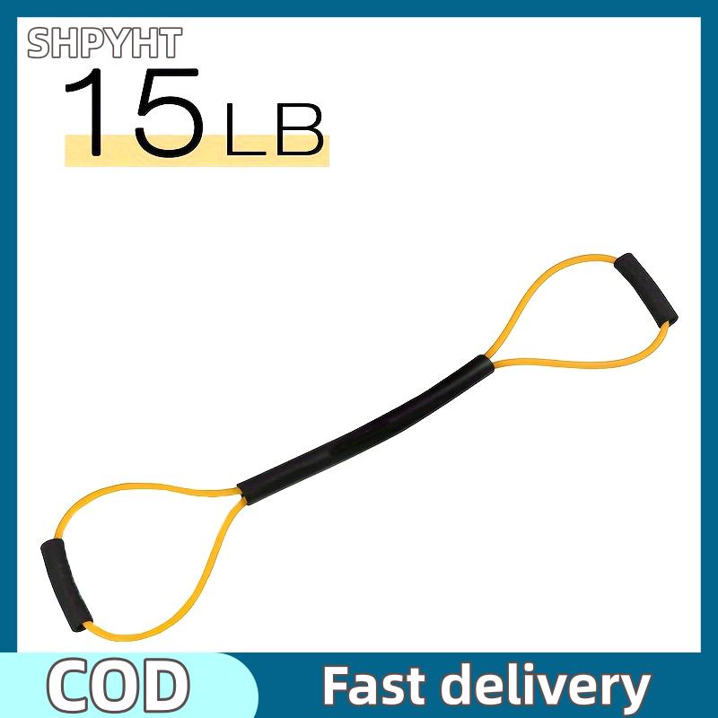 SHPYHT 8-shaped Tension Rope Rubber Resistance Band Exercise Elastic Band With Handles Boxing Tensio