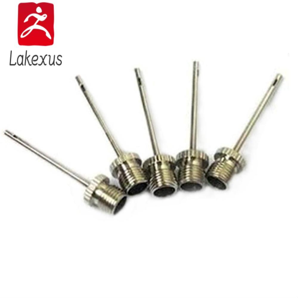 Lakexus 10 cái vòi bơm bóng đá bóng rổ kim bơm hơi vòi bơm hơi