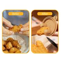 [rejtytr]Snack Finger Container 2 in 1 Portable Snack Fruit Vegetable Container Cots Integrated Design for Travel Camping Home