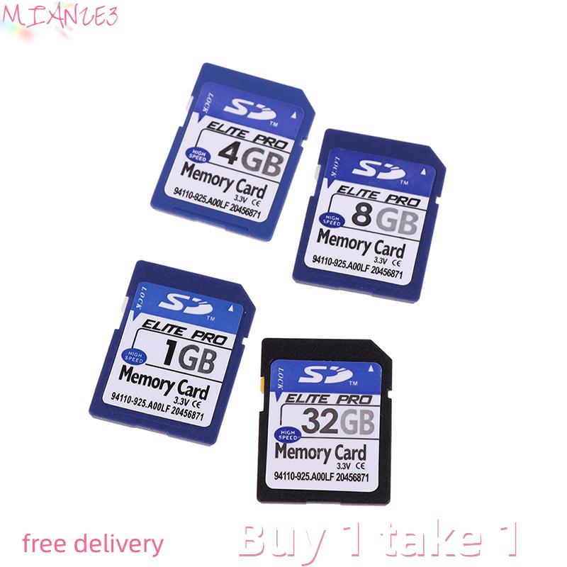 MIZ Thẻ SD 1GB 2GB 4GB 8GB 16GB 32GB 64GB an toàn kỹ thuật số thẻ nhớ Flash