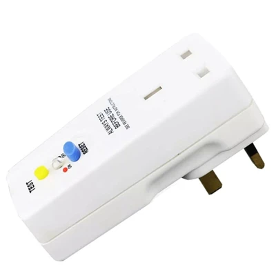 Uk Plug 13A Gfci Leakage Protection Plug Rcd Socket Home Circuit Breaker Cutout Power Trip Switch- Uk Plug