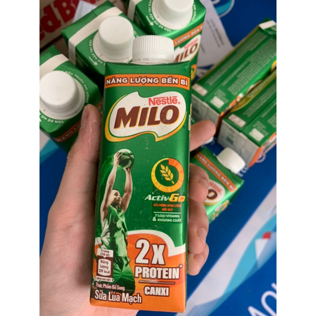 Milo nắp vặn lúa mạch ngũ cốc 200ml