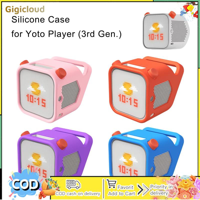 Silicone Sleeve Smart Speaker Protection Accessories Anti-Collision Protective Case Speaker Protective Cover Compatible For Yoto Player 3rd Gen Speaker ราคา 182 บาท*ส่งฟรี