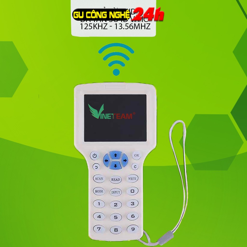Máy ghi / thiết bị đọc thẻ id / ic 9 tần số đa năng cao cấp