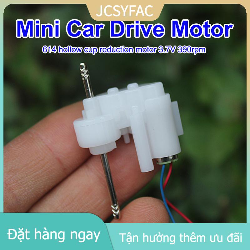 JCSYFAC YINGRAN Mini 614 coreless bánh có động cơ DC 3.7V 390 vòng phút kép trục Micro coreless hộp số giảm tốc động cơ DIY sở thích đồ chơi xe hơi