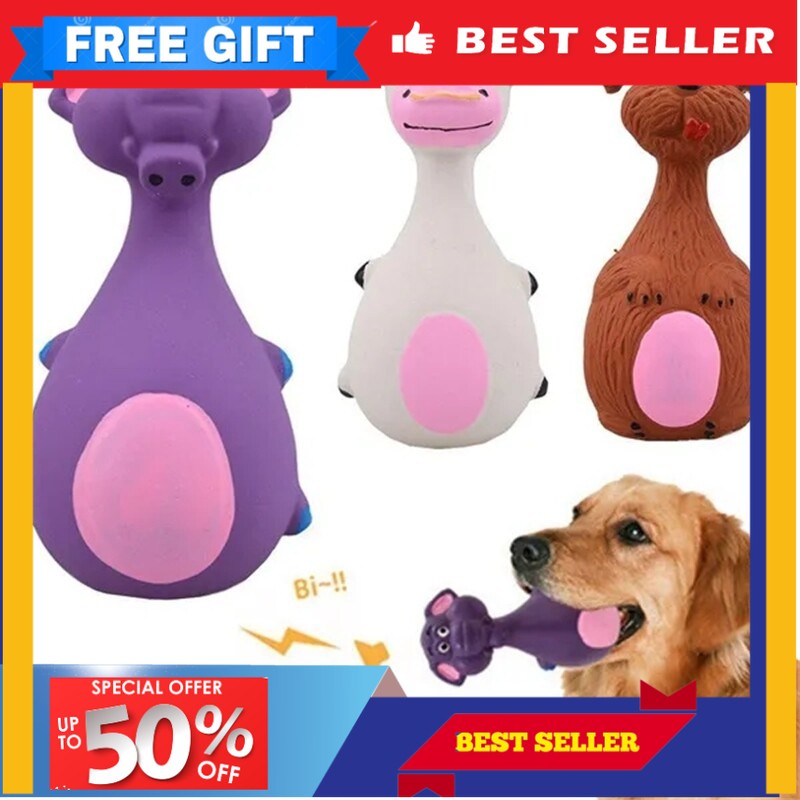 Dog Interactive Toy Safe Latex Chew