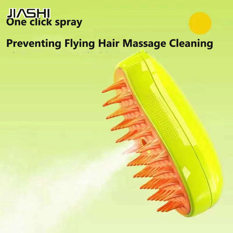 JIASHI One Lược Điện Phun Sương massage Cho Chó Mèo Ngăn Rụng Tóc