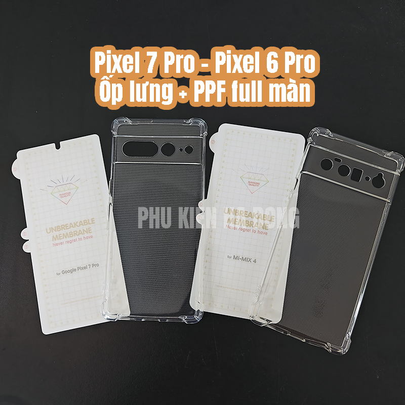 Ốp lưng, dán chống xước Pixel 7 Pro, Pixel 6 Pro chống xước màn hình