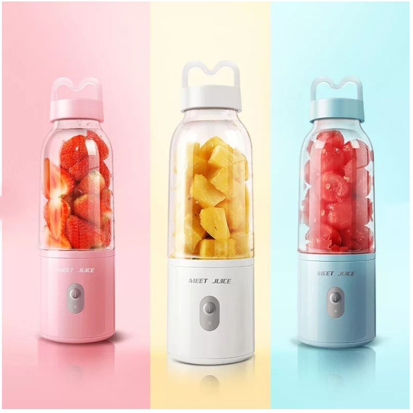 MÁY XAY  SINH TỐ CẦM TAY MINI - MEET JUICE CHÍNH HÃNG 500ML