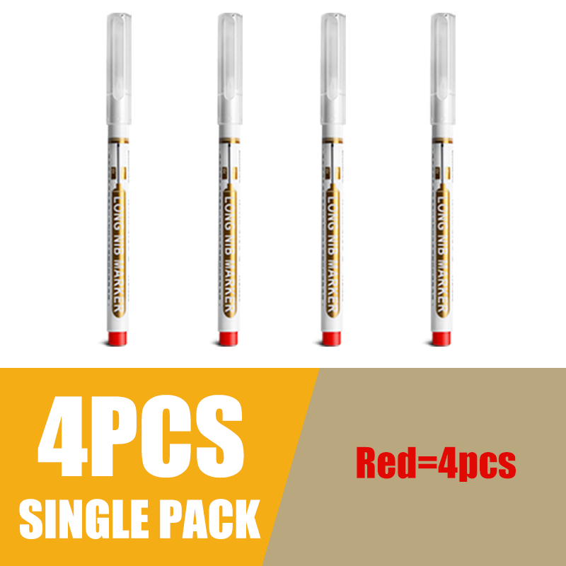Big Capacity Quick Drying Waterproof Long Tip Marker Pen Long Head Oily Metal Wood Permenant Marker