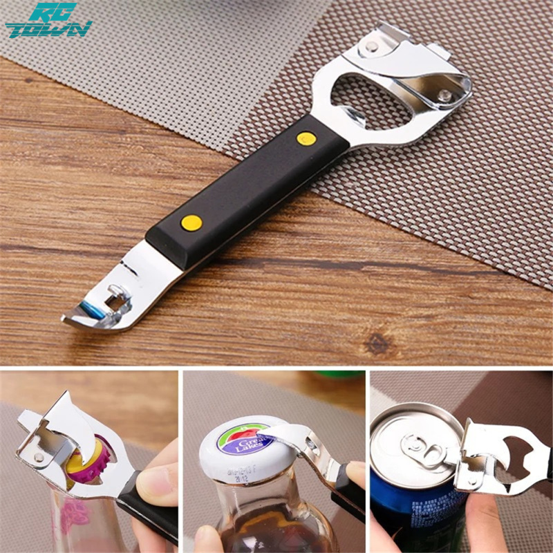 Household Beer Bottle Opener Multifunctional Creative Stainless Steel Cans Beverage Bottle Opener ราคา 35 บาท*ส่งฟรี