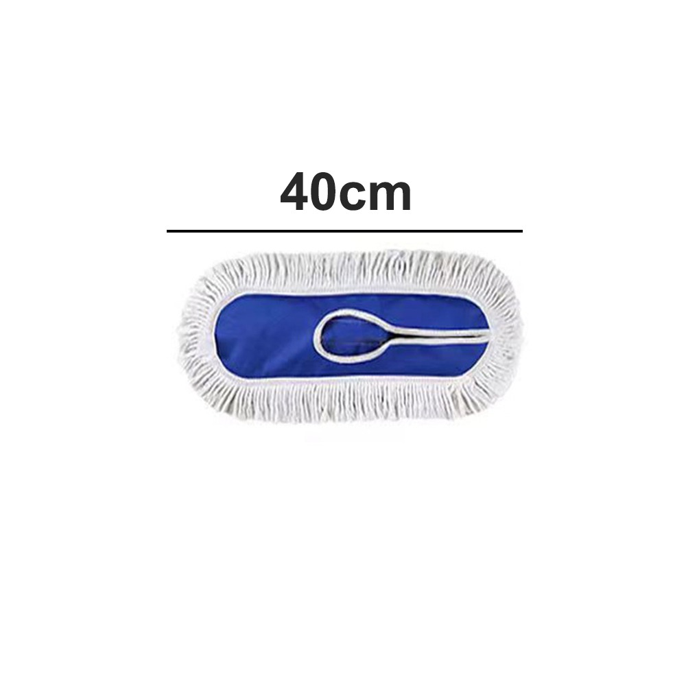 PZJBDI SHOP Bông Vải thay thế cho cây lau nhà phẳng Có thể tháo rời 40/60/80/100/120cm. Phụ kiện chổi lau nhà  Có thể giặt Đầu lau lớn cho khung lau nhà kích thước tiêu chuẩn - 4