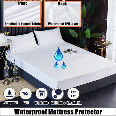 【SG Seller】Waterproof Mattress Protector / Mattress Topper / Fitted Bedsheet / Bedsheet Cover / Single / Super Single / Queen / King