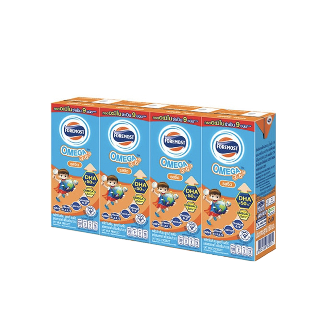 โฟร์โมสต์ โอเมก้า369 นมยูเอชทีรสจืด 180มล. แพ็ค 36
