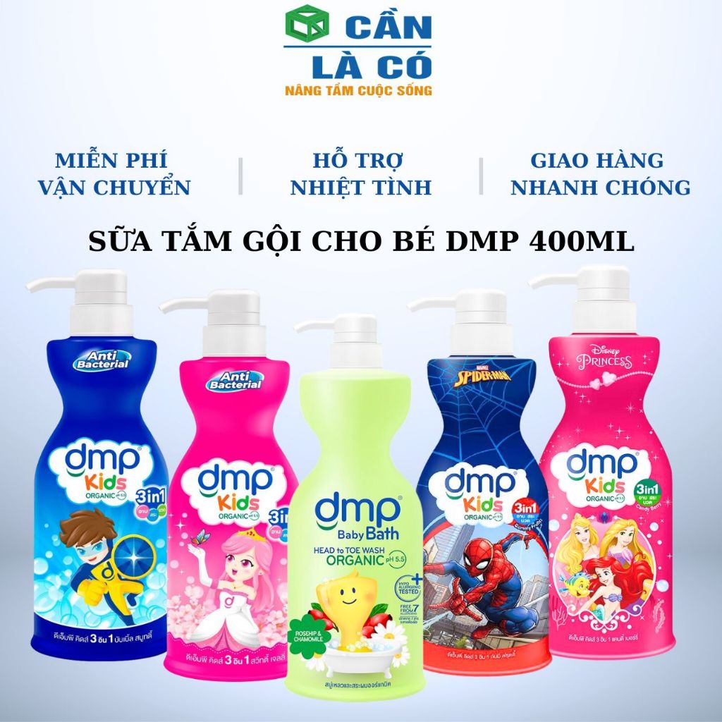 Sữa Tắm Gội 3 in 1 Cho Bé DMP thá¡ Lan