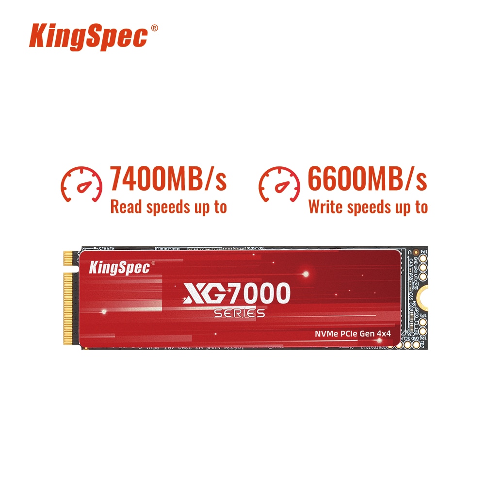 Kingspec SSD M2 NVMe 512G 1TB 2TB 4TB SSD M.2 2280 PCIe 4.0 SD nmve gen4 Ổ cứng ổ đĩa NVMe nội bộ cho ps5