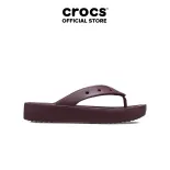 Dép Xỏ Ngón Nữ Crocs Classic Platform - Dark Cherry