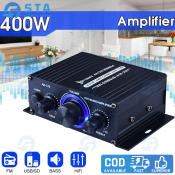 Ak170 400W Mini Amplifier with Bluetooth and FM Radio