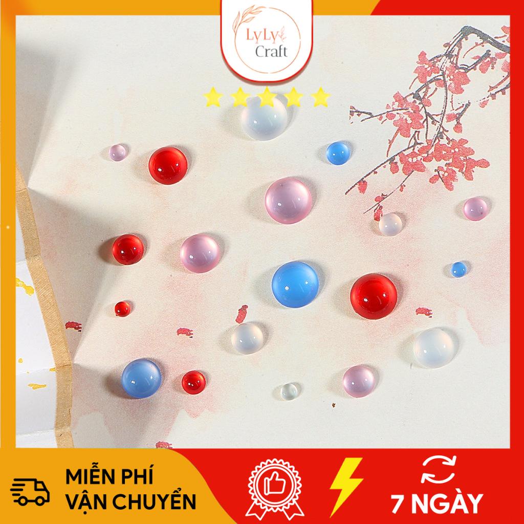 Mắt thú nhồi bông - mắt thú dán nhiều size từ size 4mm đến 12mm, dụng cụ đan móc len