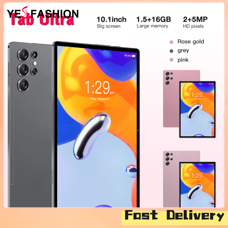 Yesfashion Store IN stock Tab Ultra Tablet 10.1 Inch Tablets 1.5GB RAM+16GB ROM HD Touch Screen With 4000mAh Battery Dual Camera 2MP Front+5MP Rear Tablet Compatible For Android 7.0 System ราคา 2,398 บาท*ส่งฟรี