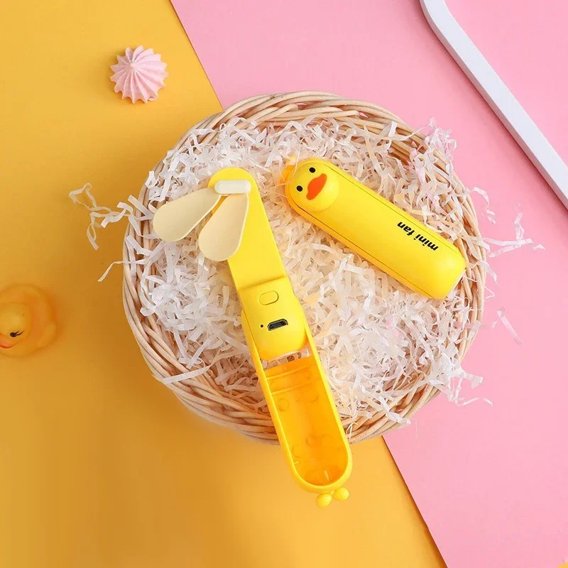 {KM Party} Electric Hand Portable Mini Fan Hand Held Rechargeable Small Fan Portable and Powerful Fan USB Charging Hand Held SZ001